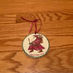 Father Christmas 1996 Limited Edition Miniature Ornament by The Workshops